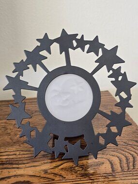 Partylite Moonbeam Black Metal Wall Sconce Tea Light Candle Holder